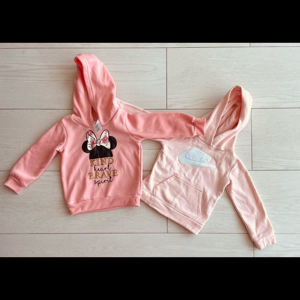 Set of two toddler girl hoodies size 3T